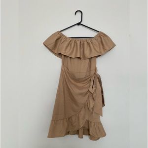 Tan brunch dress from altard state